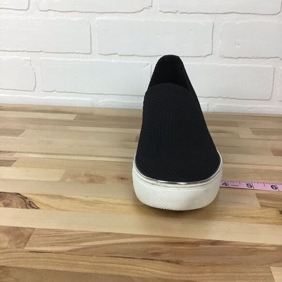 Wishbone Black Wedge Shoes 6.5 Platform Dark Academie silver detail contemporary - Picture 10 of 13